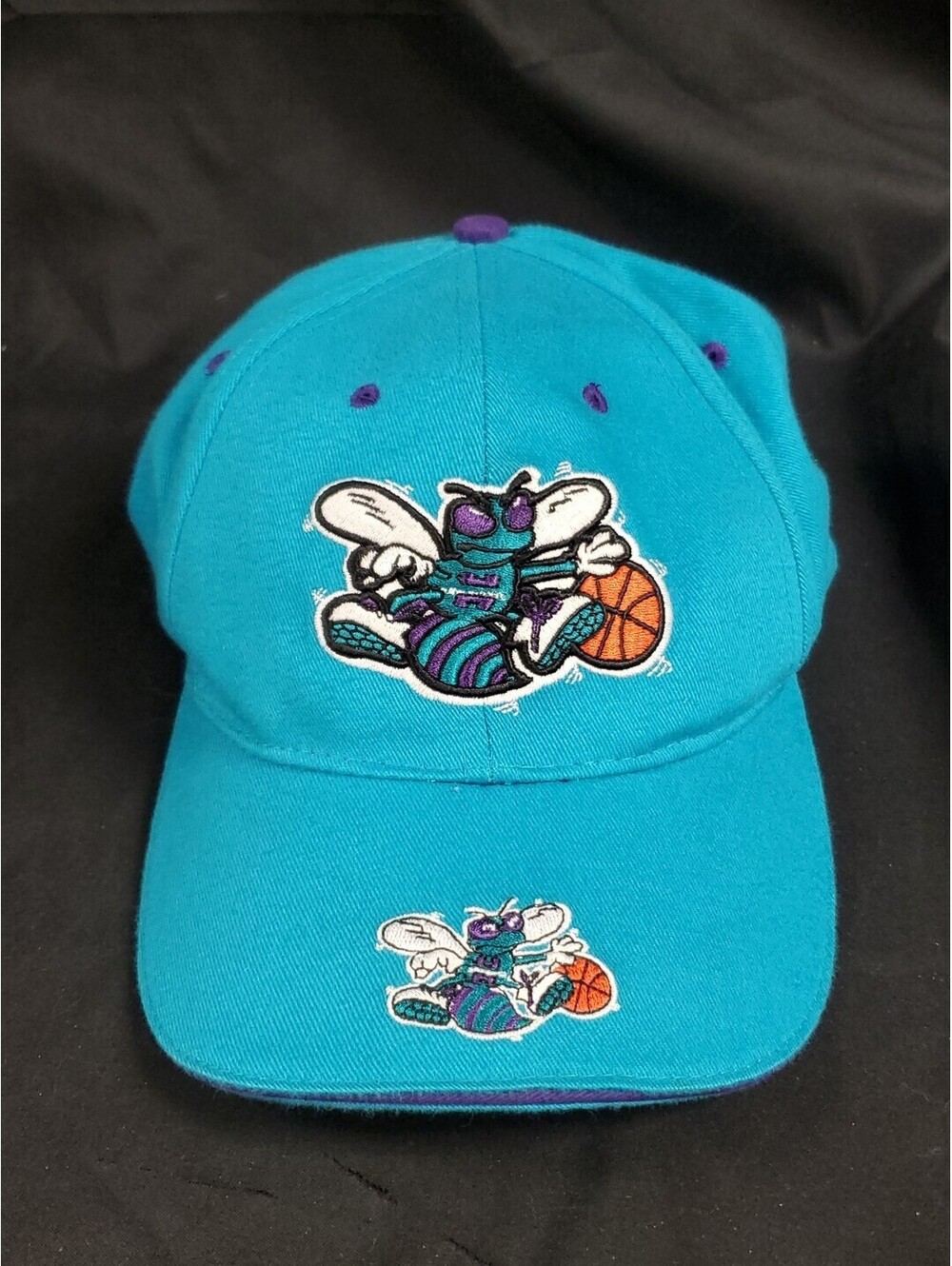 Charlotte Hornets Double Shot Snapback Hat Blue Teal NBA Basketball NEW